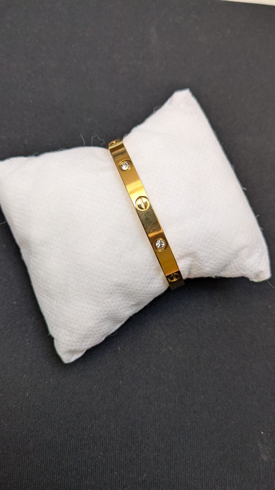Gold-Plated Nail-Inspired Cuff Bracelet – The Sam Collection